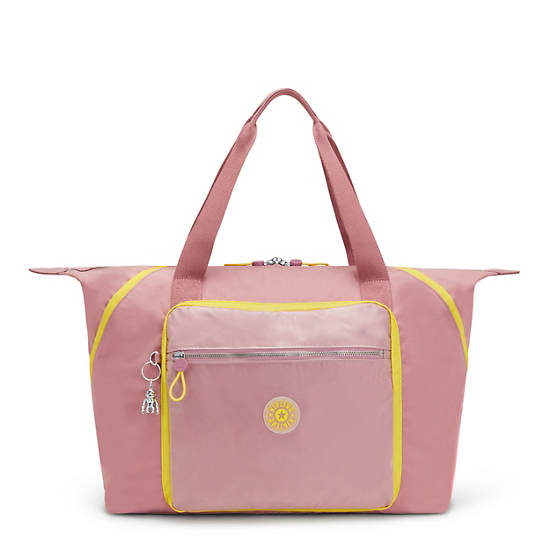 Torebki Kipling Art Medium Tote Bag Różowe | PL 1924BE